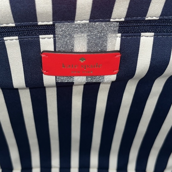 ♠️kate spade Pinch Me Crab Large Natural Straw Tote - Picture 11 of 14